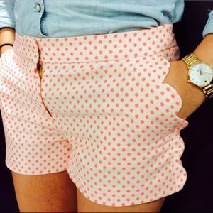 J. Crew Pink Polka Dot Women's Shorts